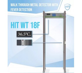 Walktrough Metal Detector With Fever Detection - HIT WT 18F