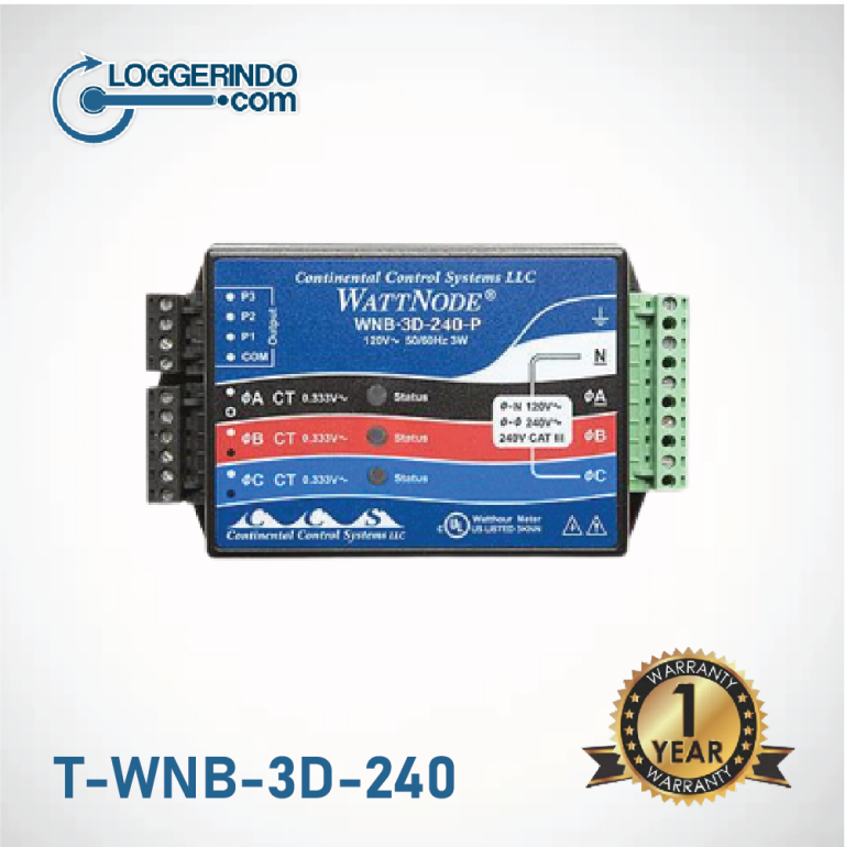 WattNode 208/240 VAC 3-phase Delta/Wye kWh Transducer Sensor – T-WNB-3D-240