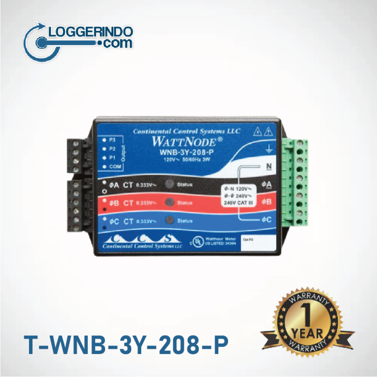 WattNode 208-240VAC 2 or 3 Branch Circuit kWh Transducer Sensor – T-WNB-3Y-208-P