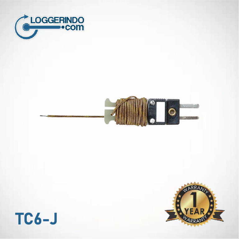 Type J 6 ft Beaded Thermocouple – Range: 0 to 250°C (32° to 482°F) Sensor – TC6-J