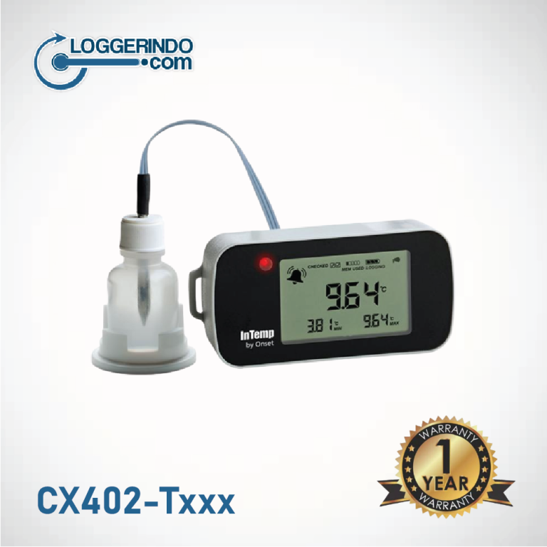 InTemp Bluetooth Low Energy Temperature (with Glycol) Data Logger (CX402-Txxx)