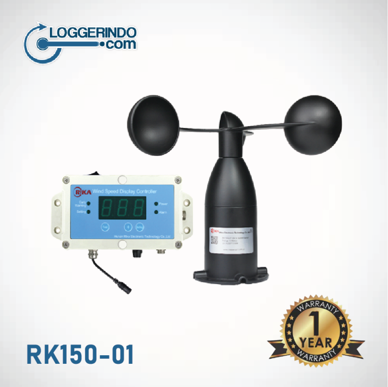 Sensor Kecepatan & Indikator Angin | RK150-01 Wind Speed Sensor and Indicator