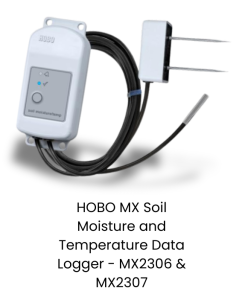 HOBO MX Soil Moisture and Temperature Data Logger