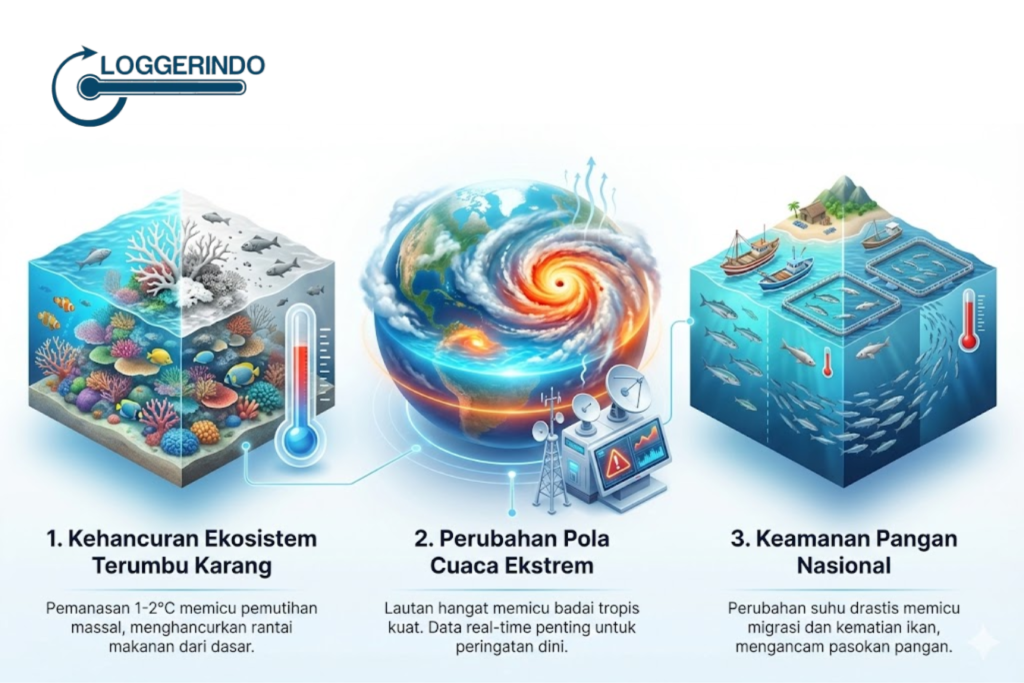 bahaya pemanasan laut ekstrem - loggerindo