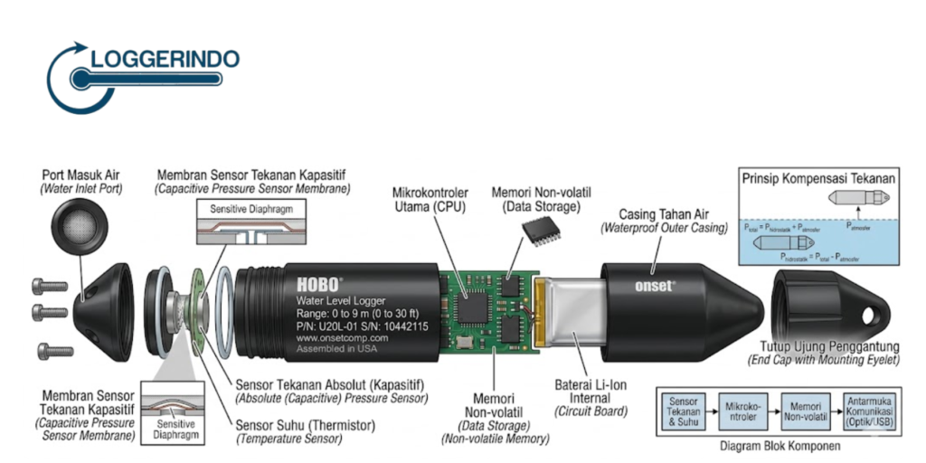 komponen dan prinsip kerja hobo u20l - loggerindo