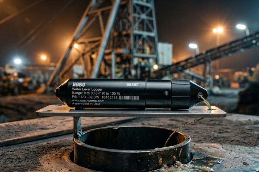 HOBO U20L pada pertambangan - loggerindo