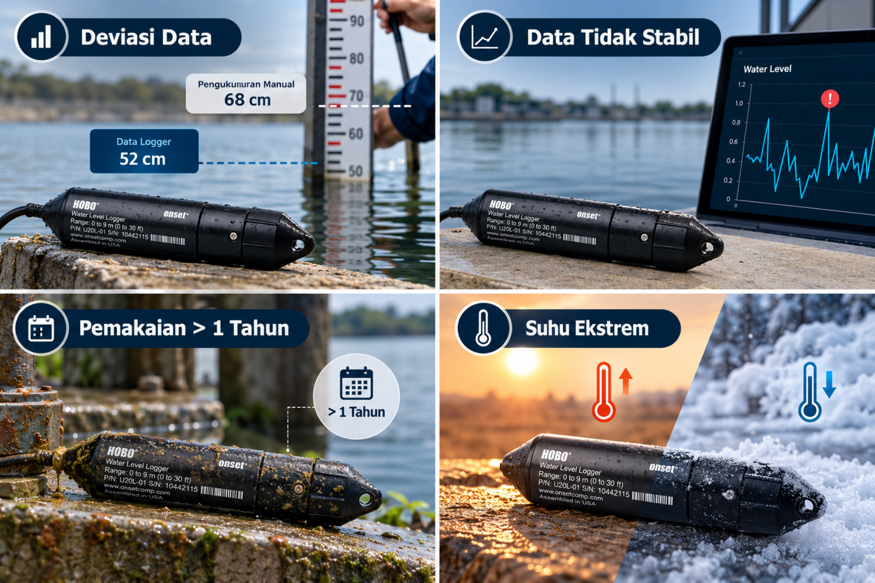 Cara Kalibrasi Water Level Logger