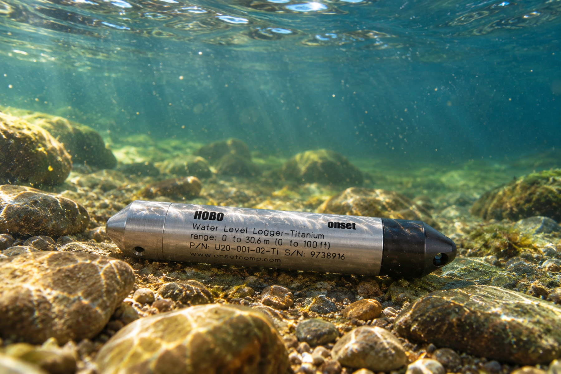 HOBO 100 foot depth water level data logger